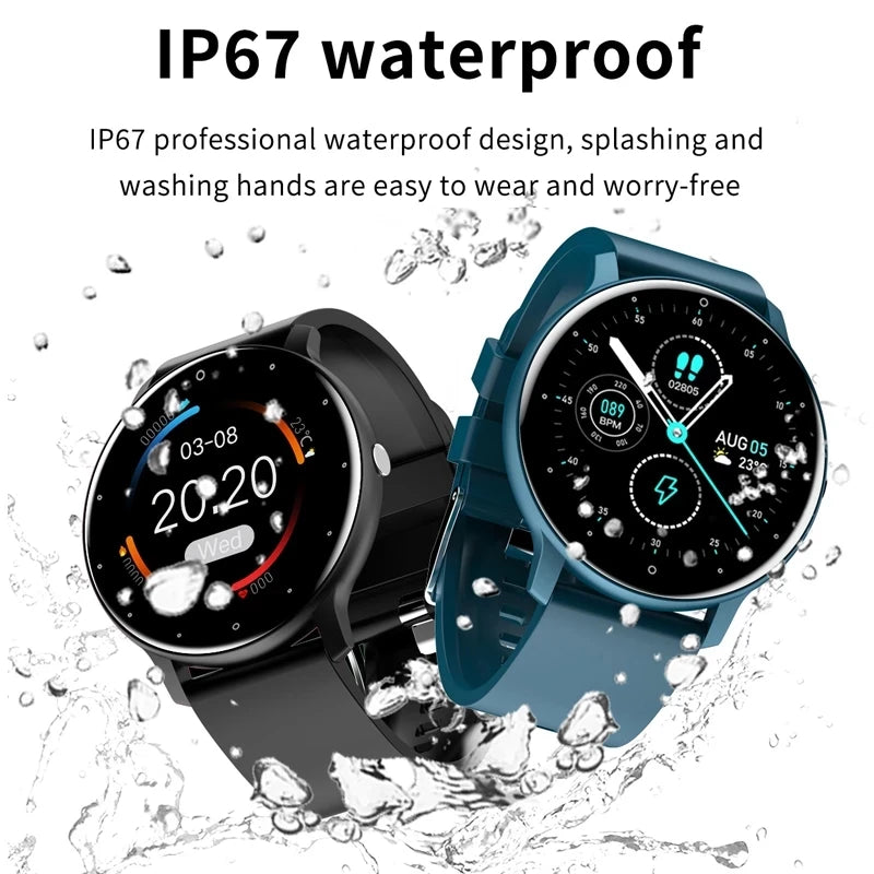 Waterproof Smart Watch With Heart Rate & Fitness Tracking
