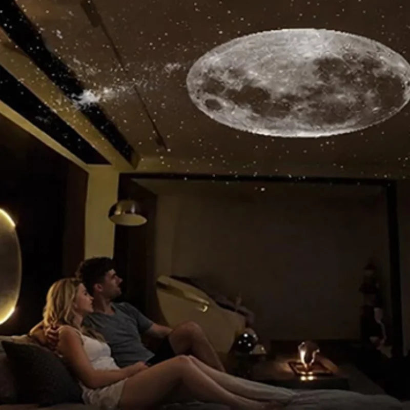 Mini Galaxy Star Projector Night Light – 2-in-1 Design