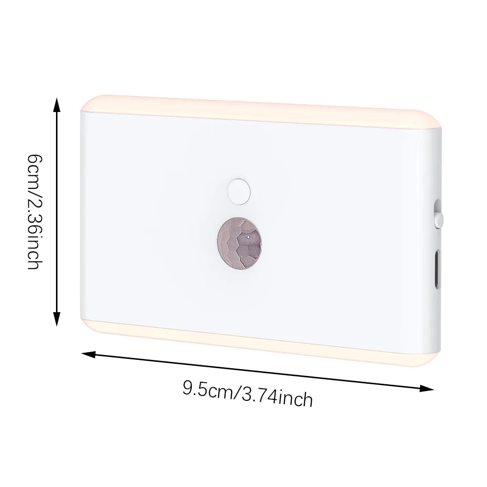 Magnetic LED Motion Sensor Night Light – USB Rechargeable