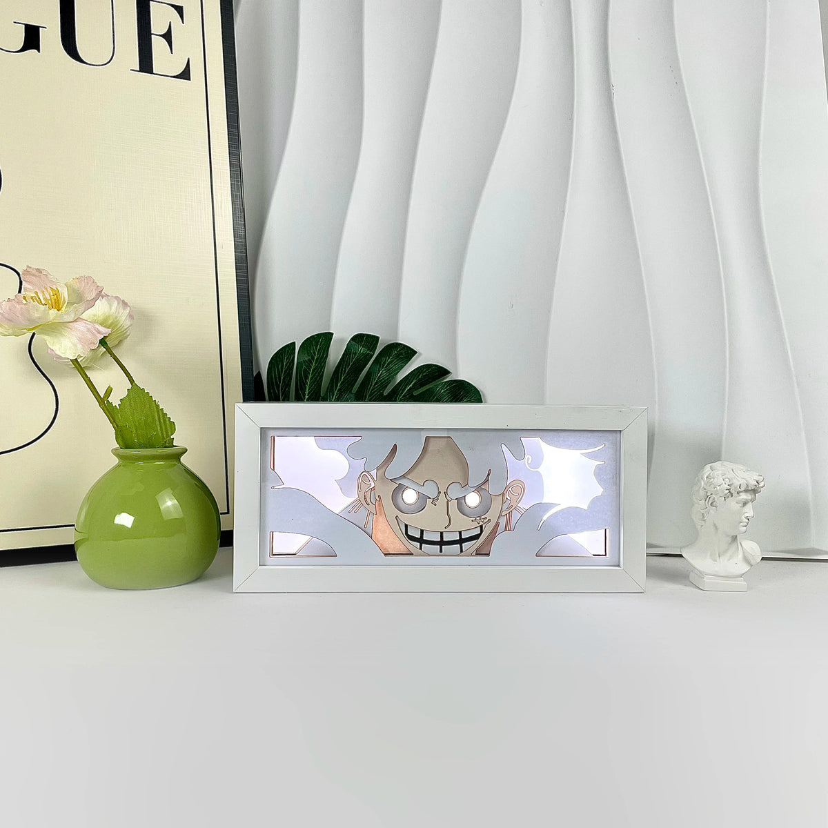 Anime Paper-Cut 3D LED Night Light With Remote Control