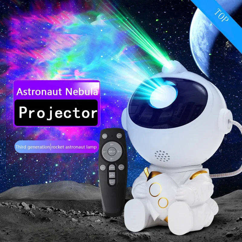 Astronaut Galaxy Projector Night Light For Kids Bedrooms