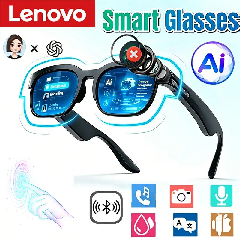 AI Smart Glasses With Bluetooth Audio And Translation