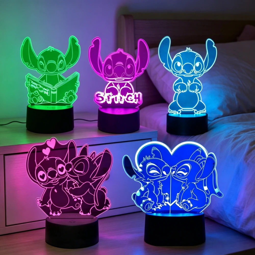 3D Illusion Stitch LED Night Light – 7/16 Color Touch