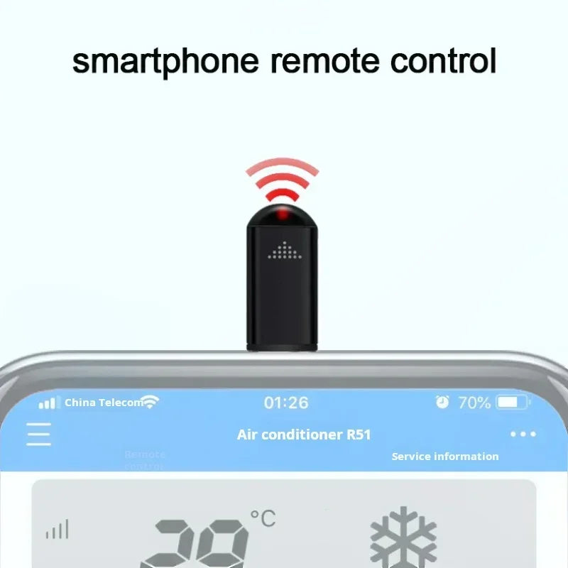 Type-C Smartphone Infrared Remote Adapter with App Control