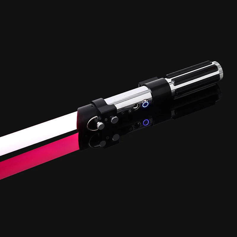 Metal RGB Lightsaber Toy – 14-Color Sound FX Sword