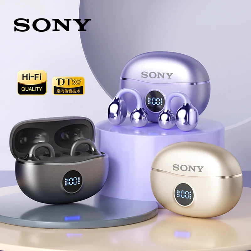 Ear Clip Wireless Bluetooth Headphones With Mic HIFI