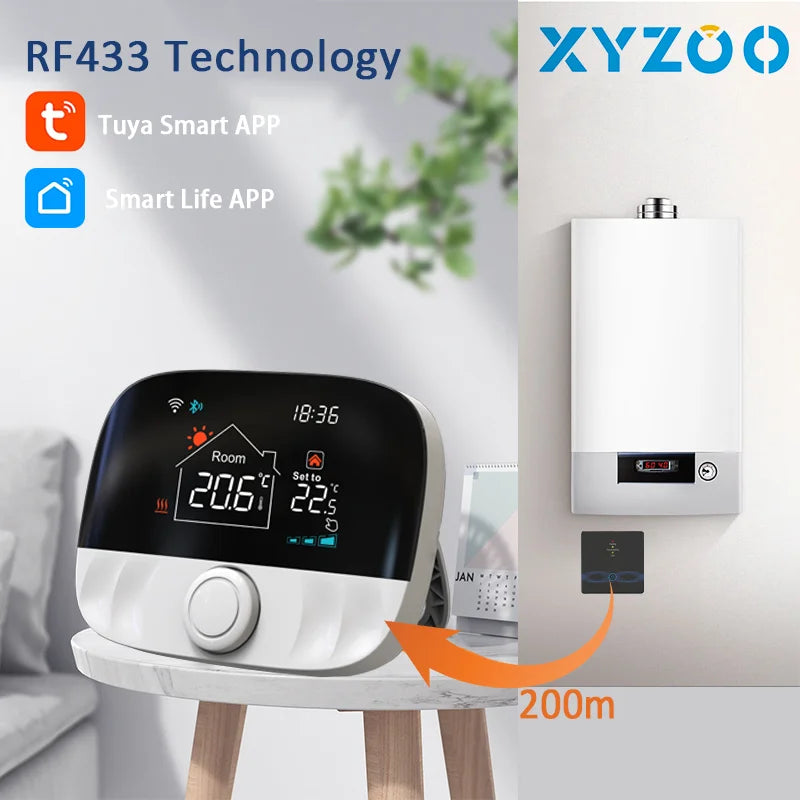 WiFi RF Smart Thermostat For Boiler And Electric Heating