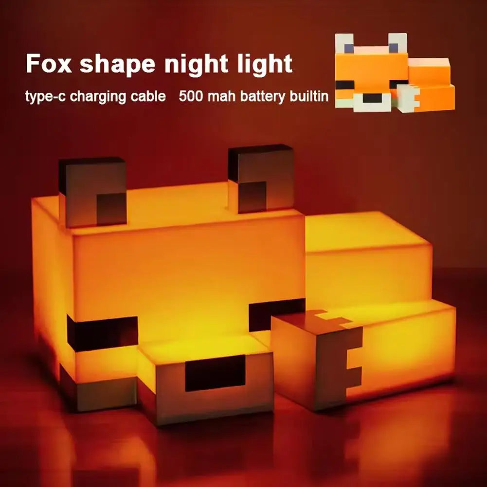 Cute Fox Night Light For Bedroom Or Gaming Desk