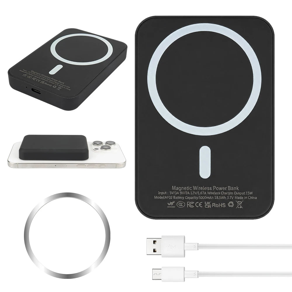 5000mAh Magnetic Power Bank For iPhone – Pocket Size
