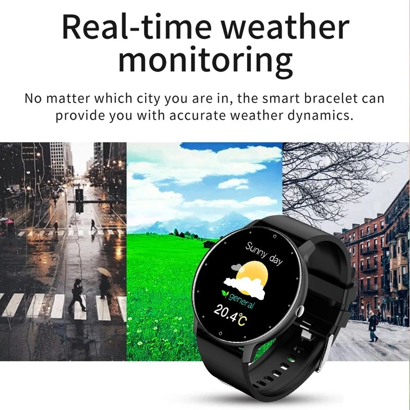 Waterproof Smart Watch With Heart Rate & Fitness Tracking