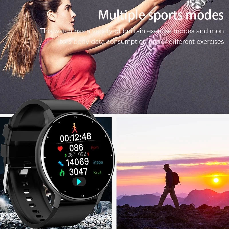Waterproof Smart Watch With Heart Rate & Fitness Tracking