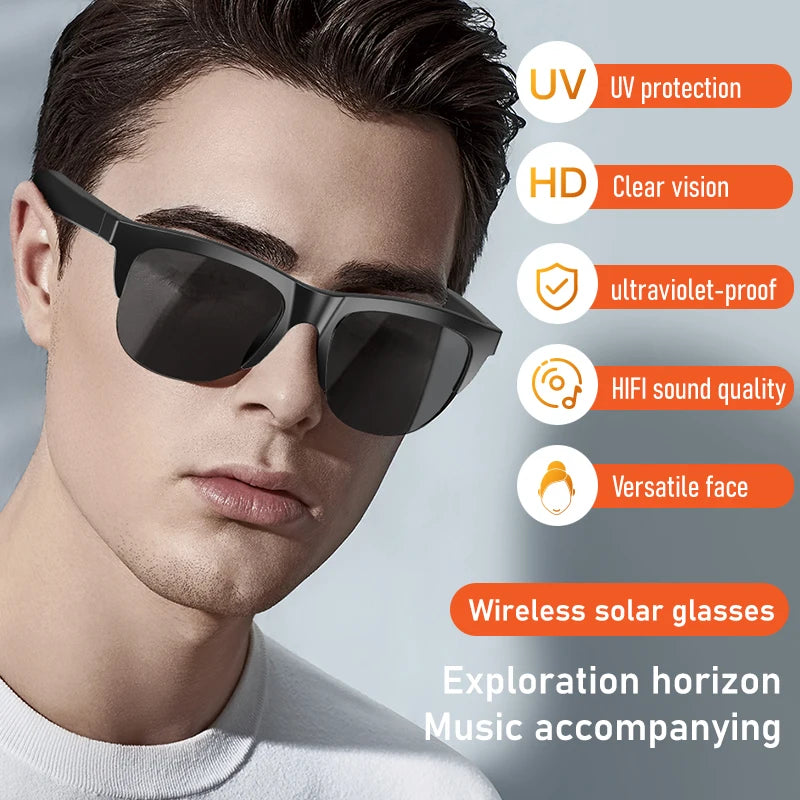 Bluetooth Audio Sunglasses With Calls & UV Protection
