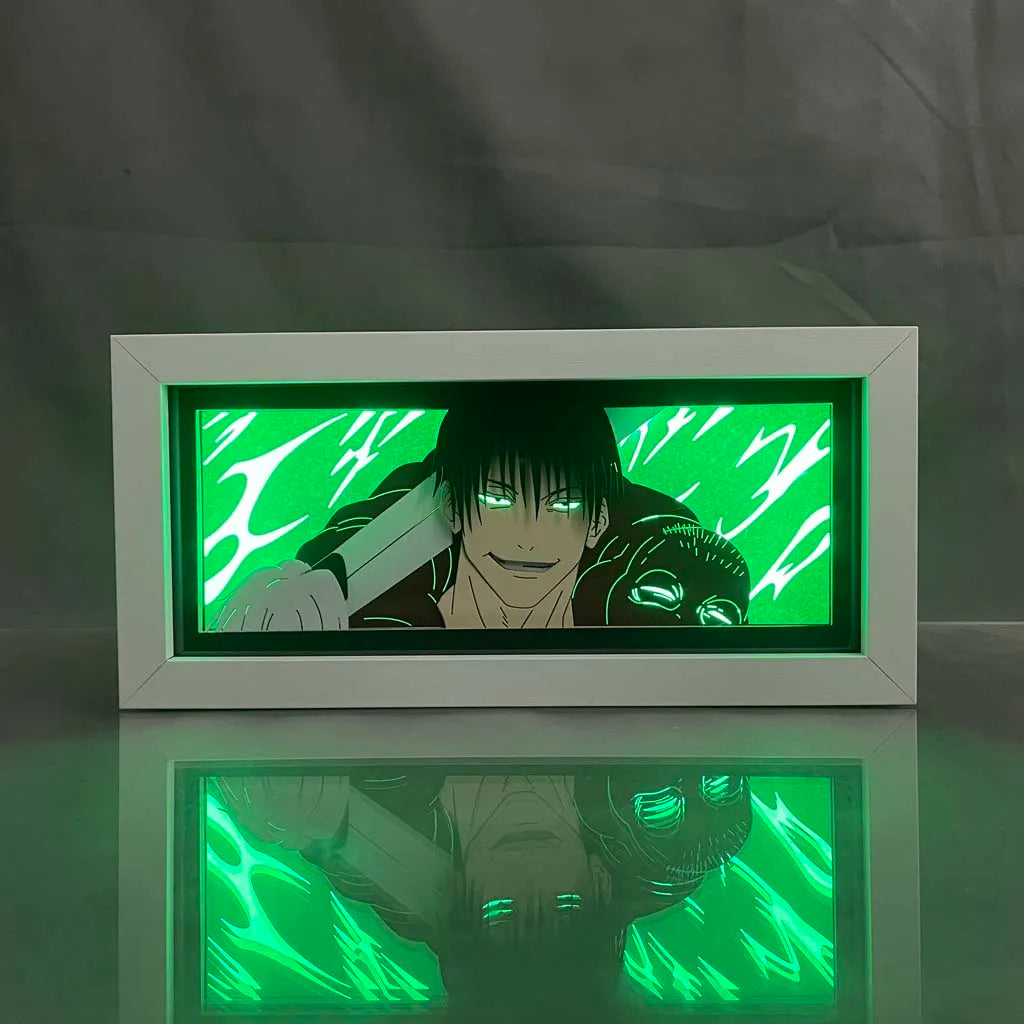 Anime Wood Light Box Lamp – 3D LED Paper Cut Night Light