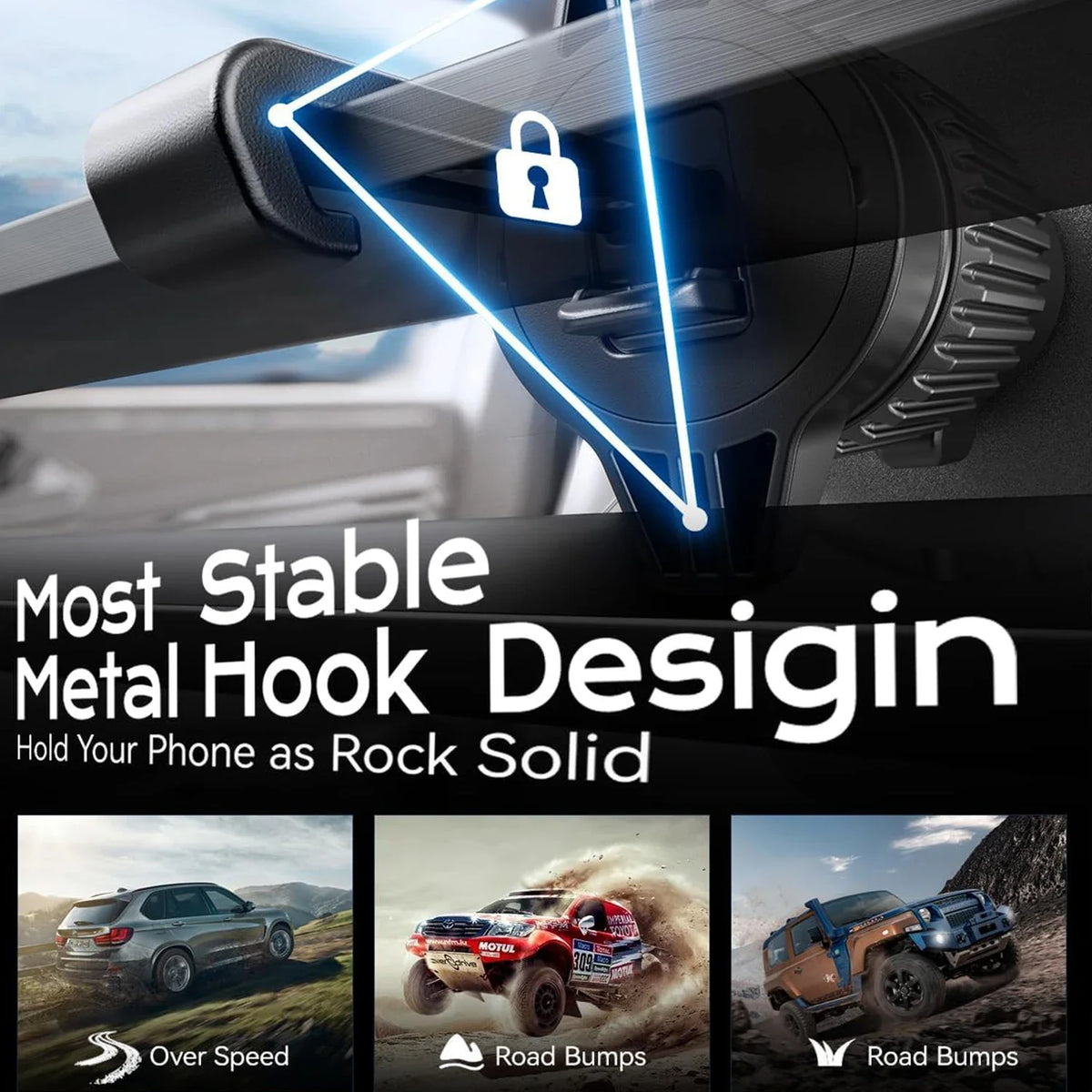 Magnetic Wireless Car Charger Mount for iPhone