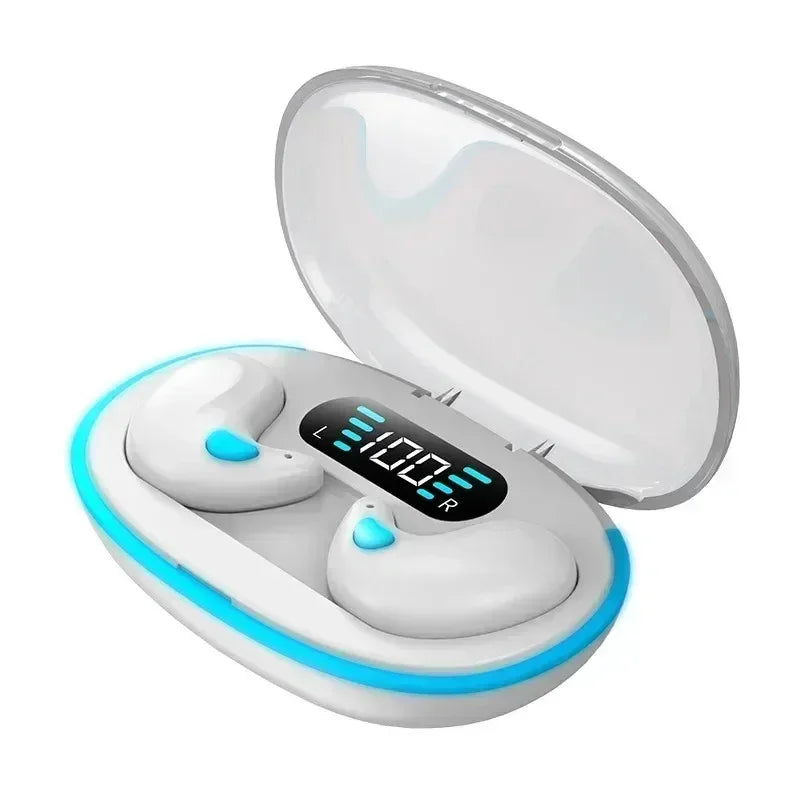 White Color Bluetooth 5.3 TWS In‑Ear Earbuds With Charging Case