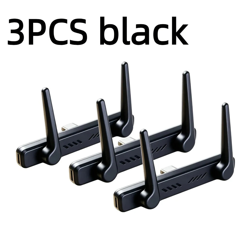 3Pcs Color 360° Rotating Fast Charging Phone Stand With USB-C Cable