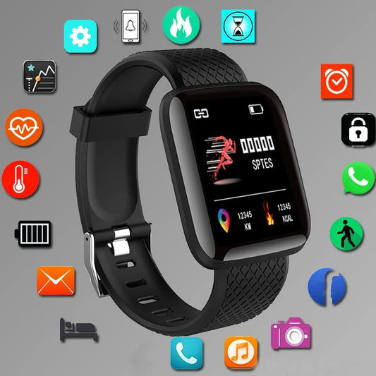 Unisex Fitness Smart Watch – Heart Rate & Message Alerts