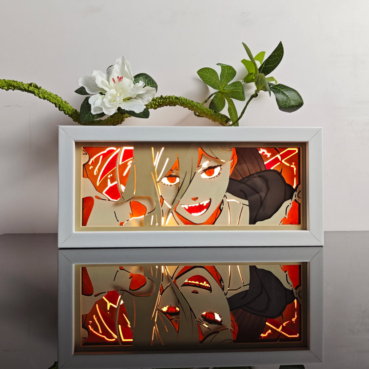 L-74 Color Anime Paper-Cut 3D LED Night Light With Remote Control