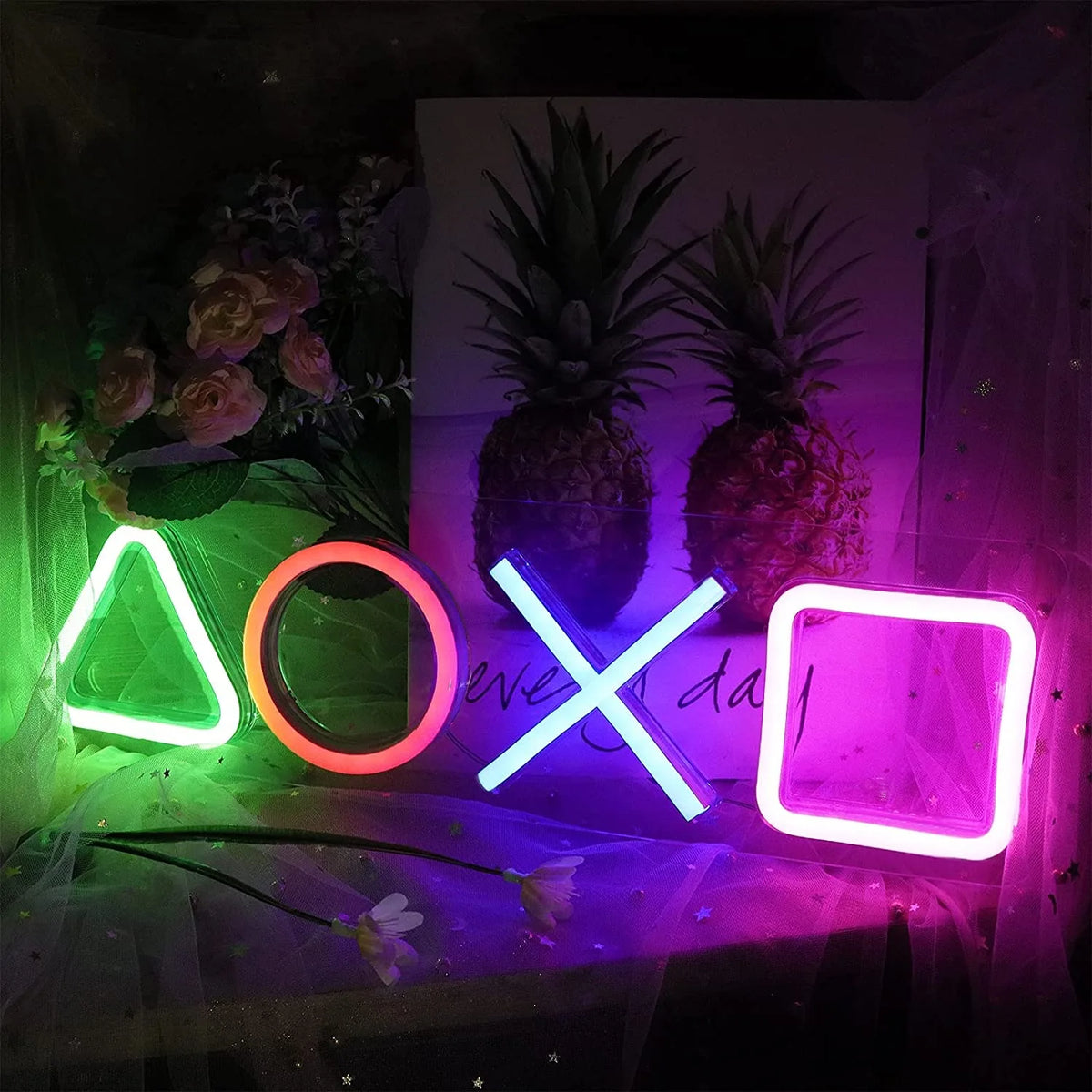 Custom LED Game Icon Neon Sign for Wall Decor