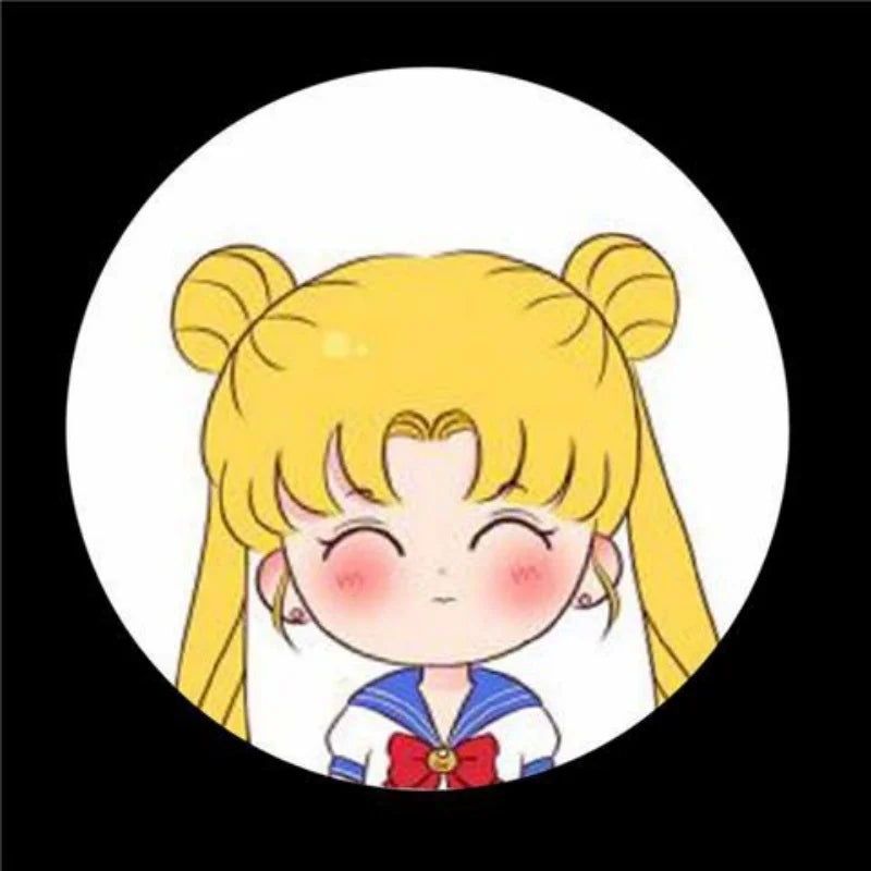 9 Color Anime Car Door Projector Light – Cute Welcome Lamp