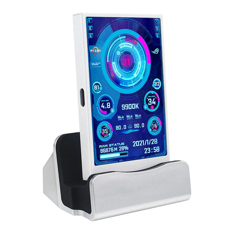 3.5" USB Type-C PC Performance Monitor Screen IPS