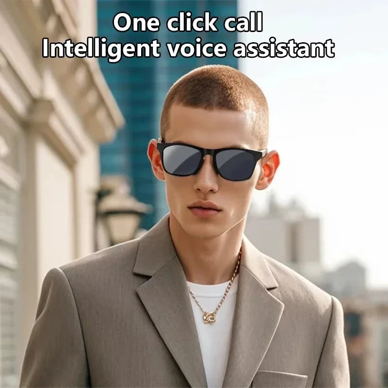 Bluetooth Smart Glasses With Camera – AI Translator & Calls