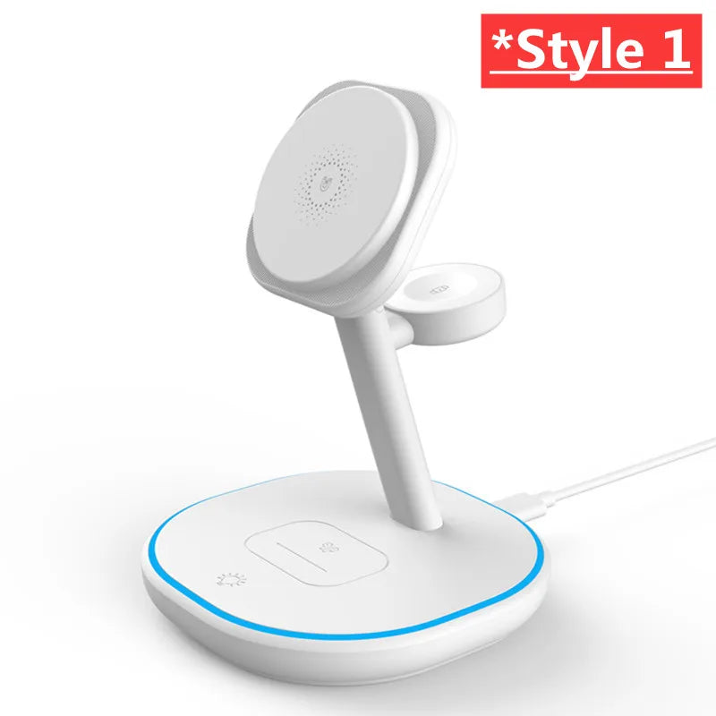 Update Light 4 Color 3-in-1 Magnetic Wireless Charging Stand for Apple