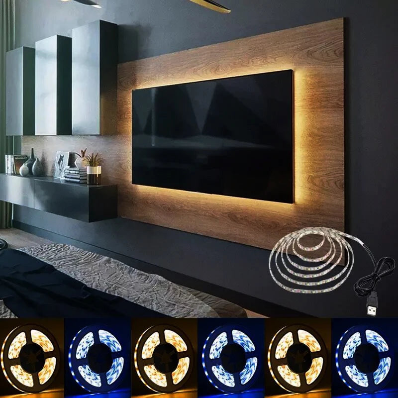 USB LED Strip Light 5V 2835 For TV And Home Decor