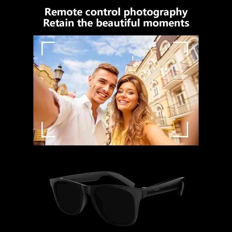 Bluetooth Smart Glasses With Camera – AI Translator & Calls