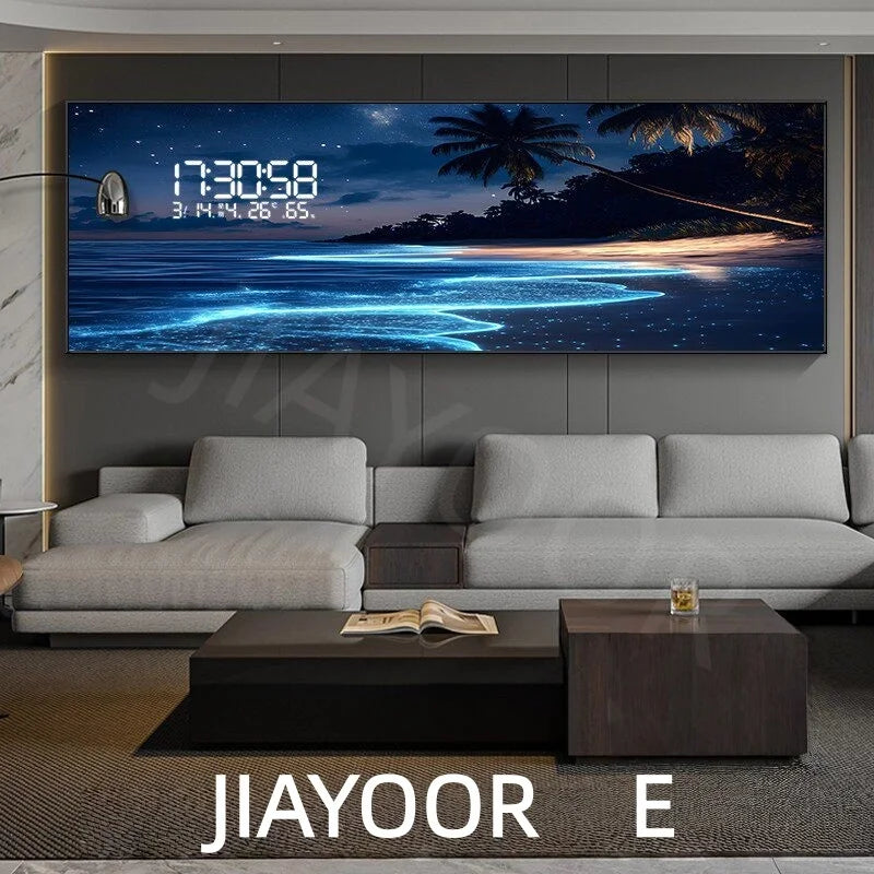 E Lampshade Color Modern Ocean Wave LED Wall Lamp With Crystal Accent