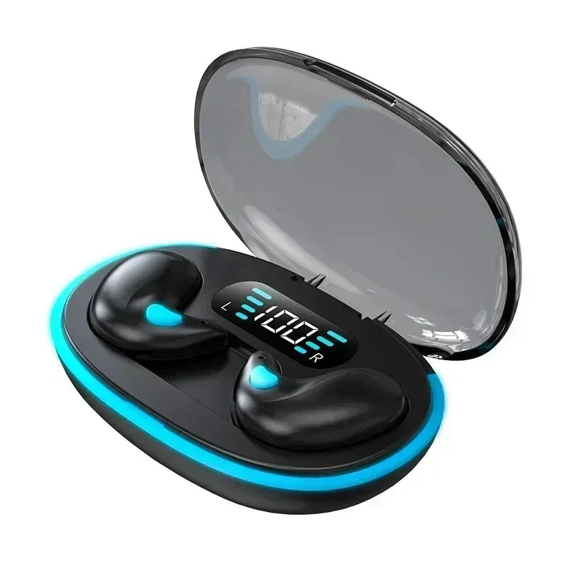 Black Color Bluetooth 5.3 TWS In‑Ear Earbuds With Charging Case