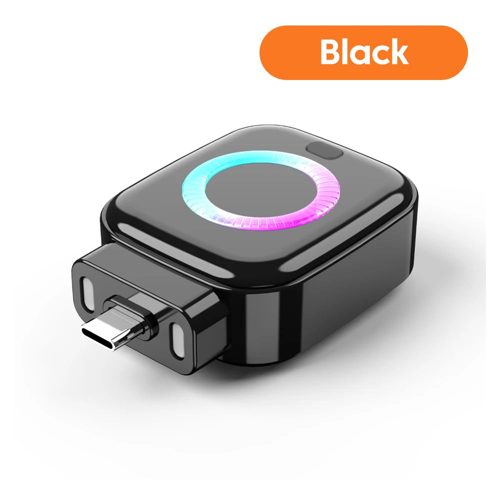 Black Plug Type USB-C Fast Charger With Auto Power Cut-Off