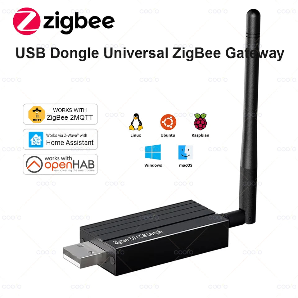 Zigbee 3.0 USB Dongle Gateway – Home Assistant & MQTT