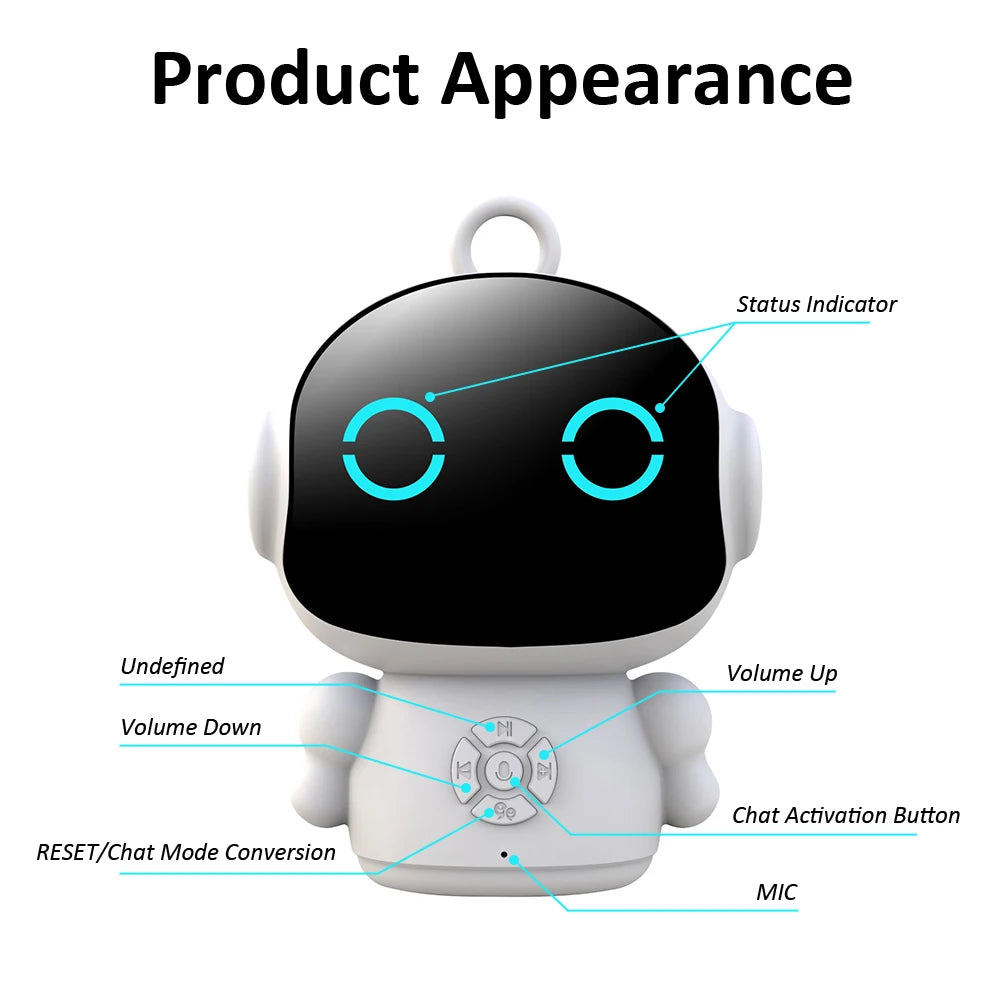 WiFi AI Learning Robot Toy – Voice Interactive Tutor