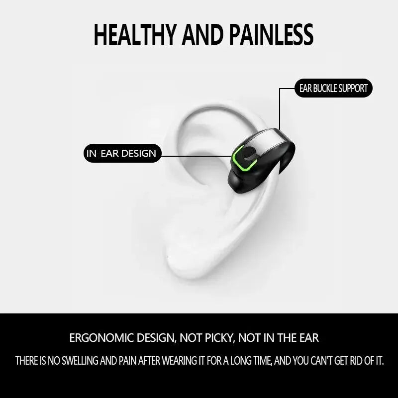 Bluetooth Ear Hook Headset – Mono, IPX5, Long Standby