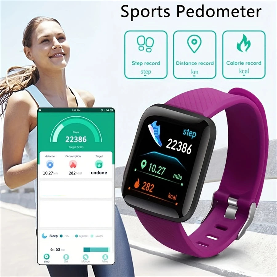Unisex Fitness Smart Watch – Heart Rate & Message Alerts