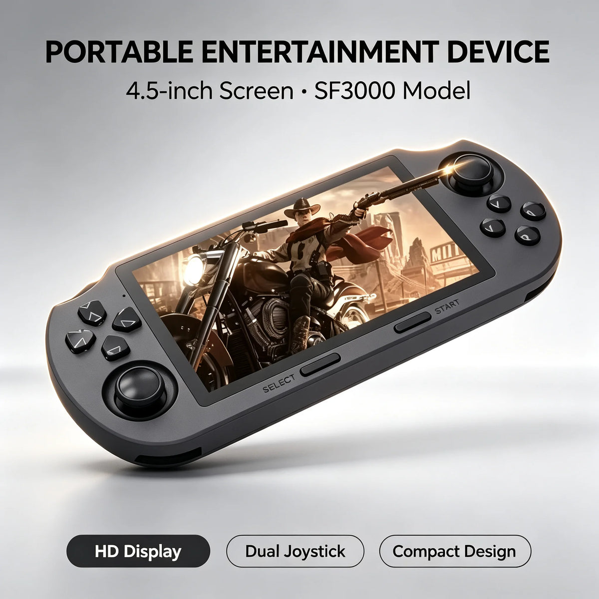 Retro Handheld Game Console 4.5" IPS Screen Linux