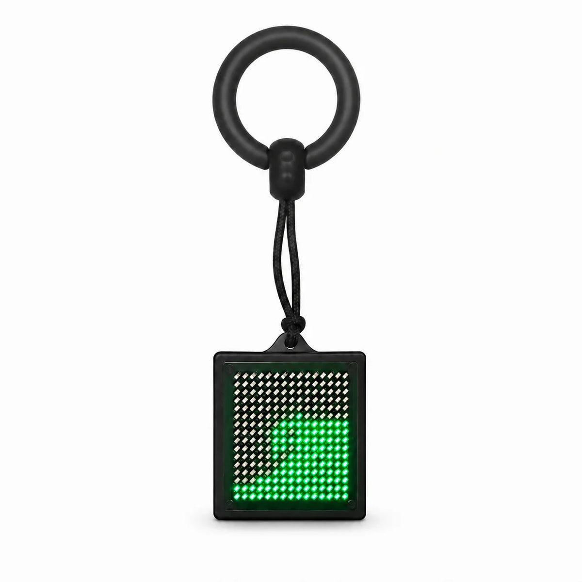 1PCS-Black Color LED Water Flow Love Pendant – Luminous Desktop Ornament