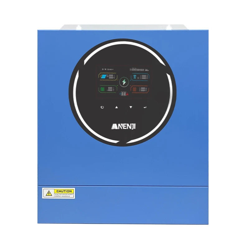 ANJ-5000W-48V-WIFI Color 11KW 48V Hybrid Solar Inverter With Dual MPPT Controller