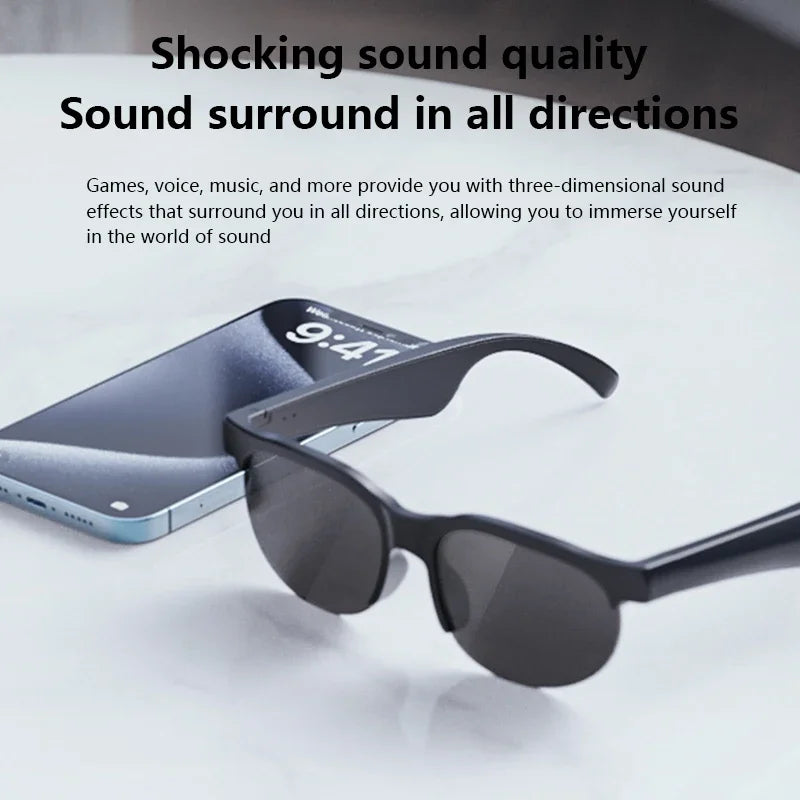 AI Smart Glasses With Bluetooth Audio And Translation