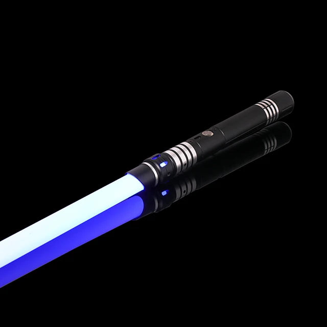 Type 7 Black RGB Color Metal RGB Lightsaber Toy – 14-Color Sound FX Sword