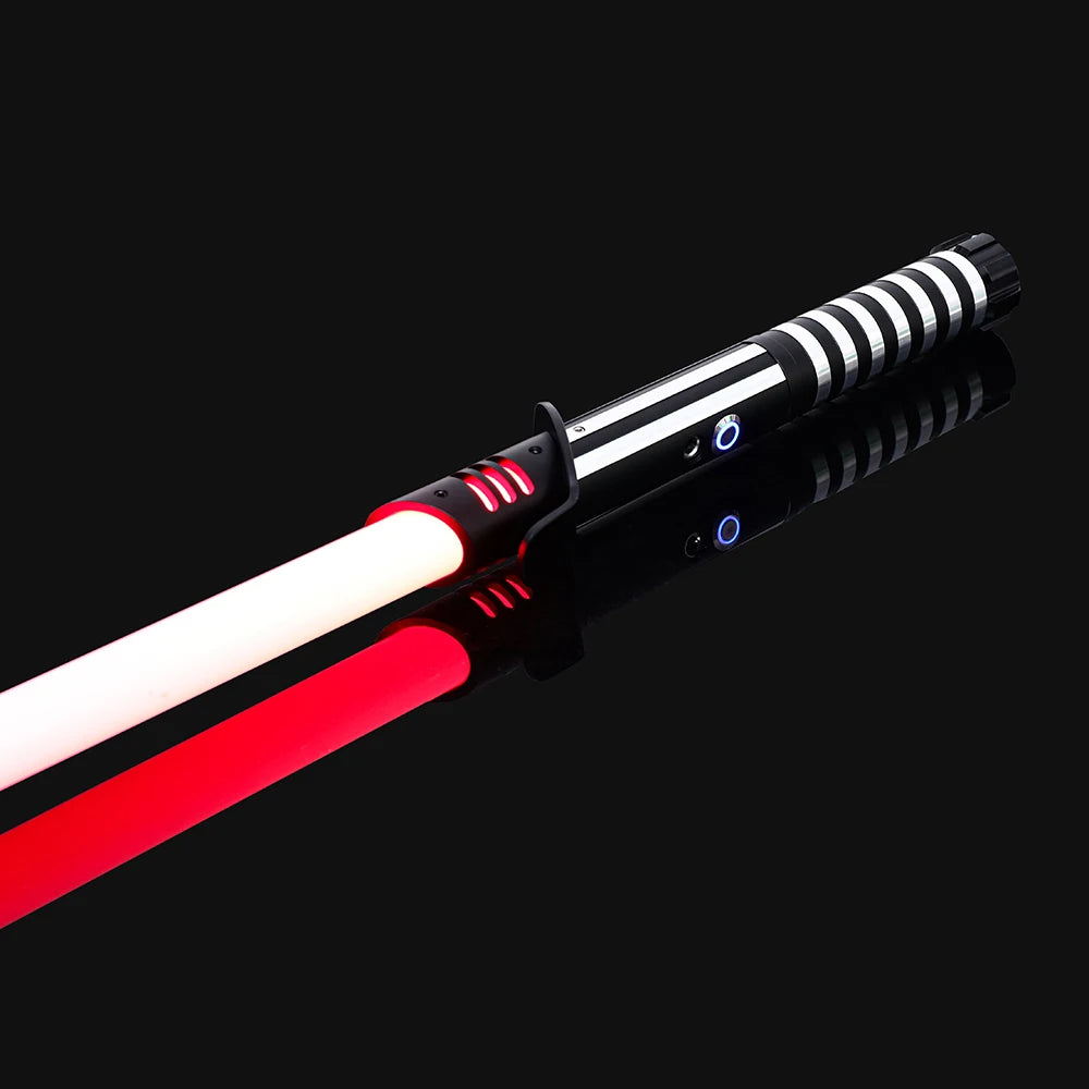 Metal RGB Lightsaber Toy – 14-Color Sound FX Sword