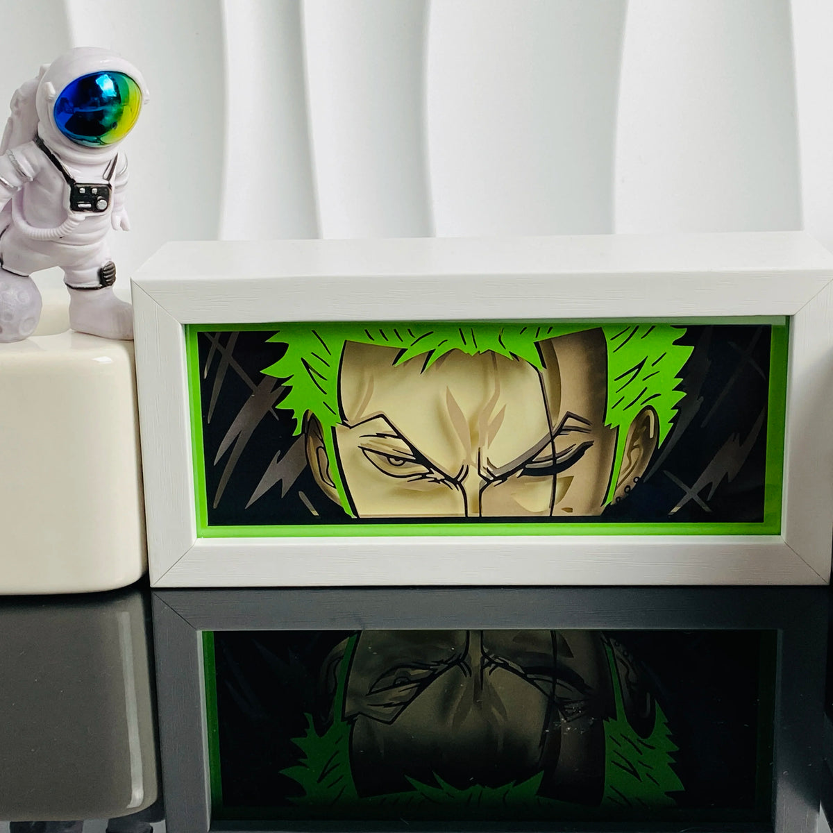 Anime Paper Cut Shadow Light Box Night Light Decor