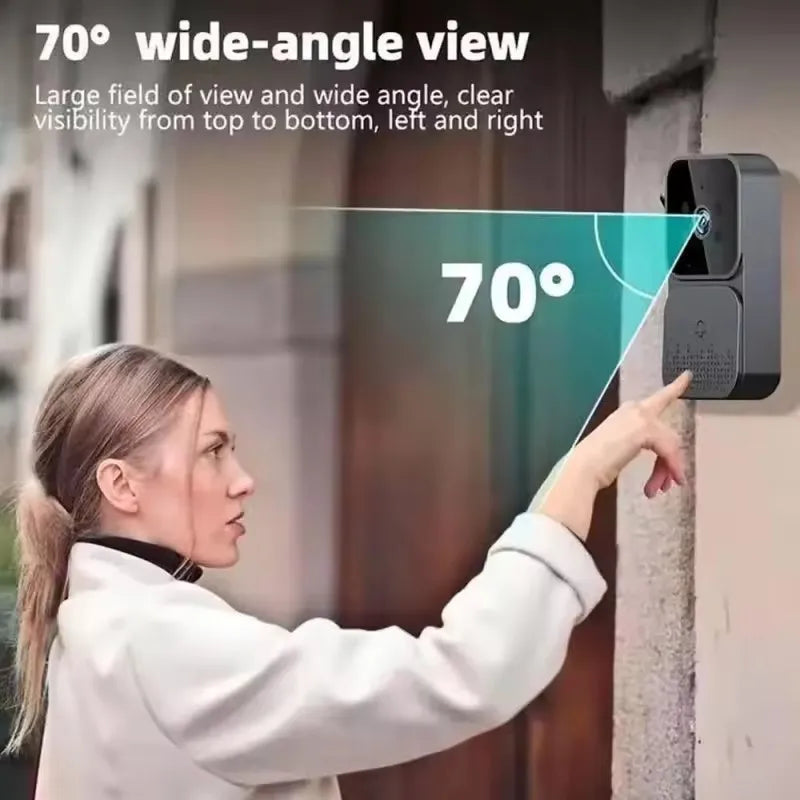 Wireless Video Doorbell Camera With 4.3" HD Screen