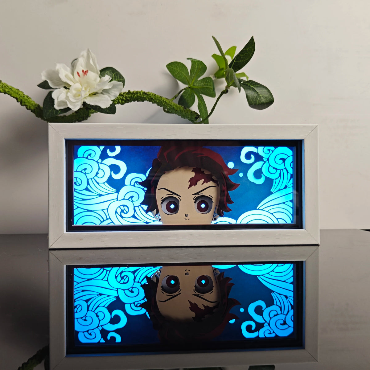 L-86 Color Anime Paper-Cut 3D LED Night Light With Remote Control
