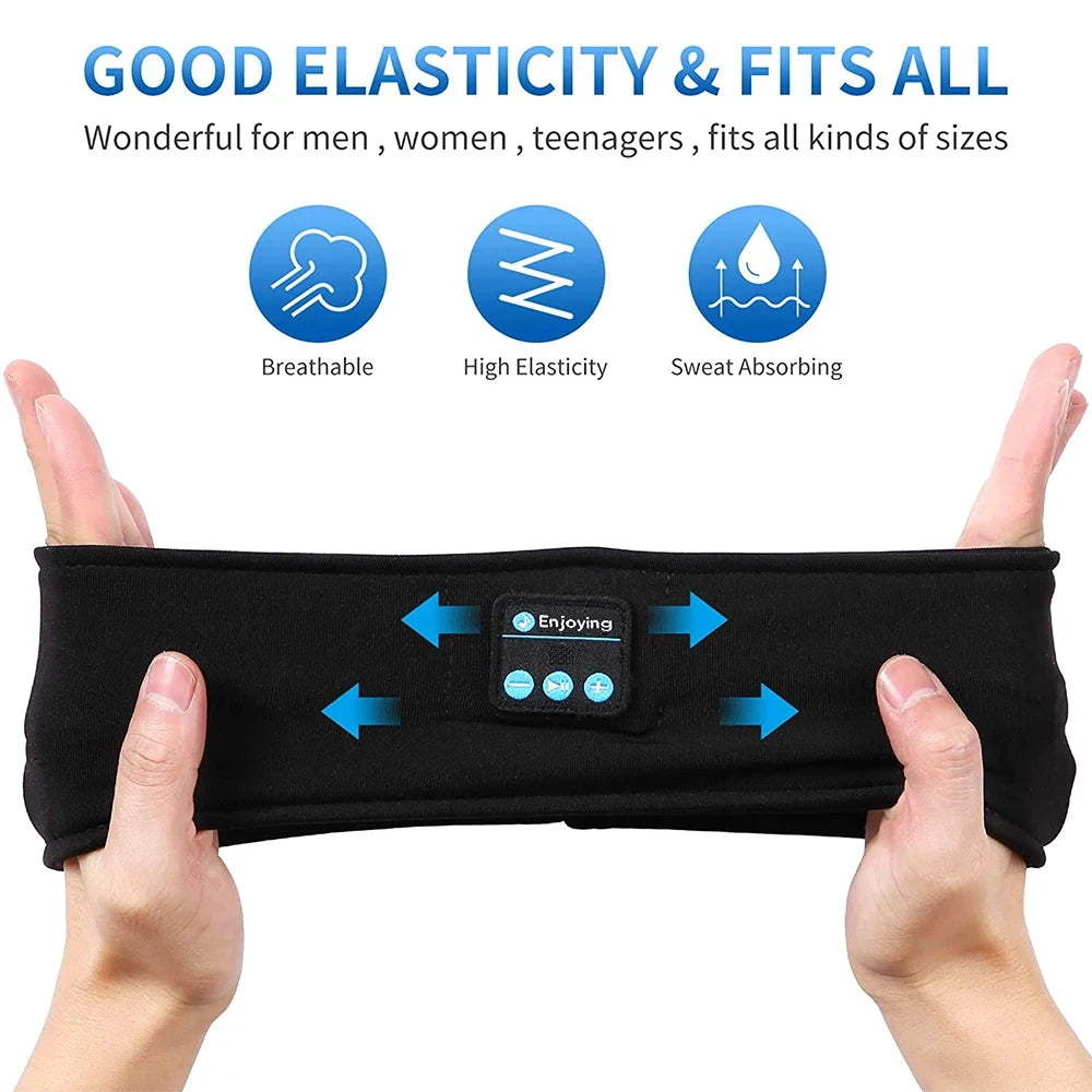 Bluetooth Sleep Headphones Headband With Music Eye Mask