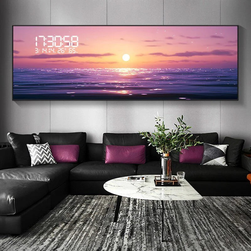 Modern Ocean Wave LED Wall Lamp With Crystal Accent