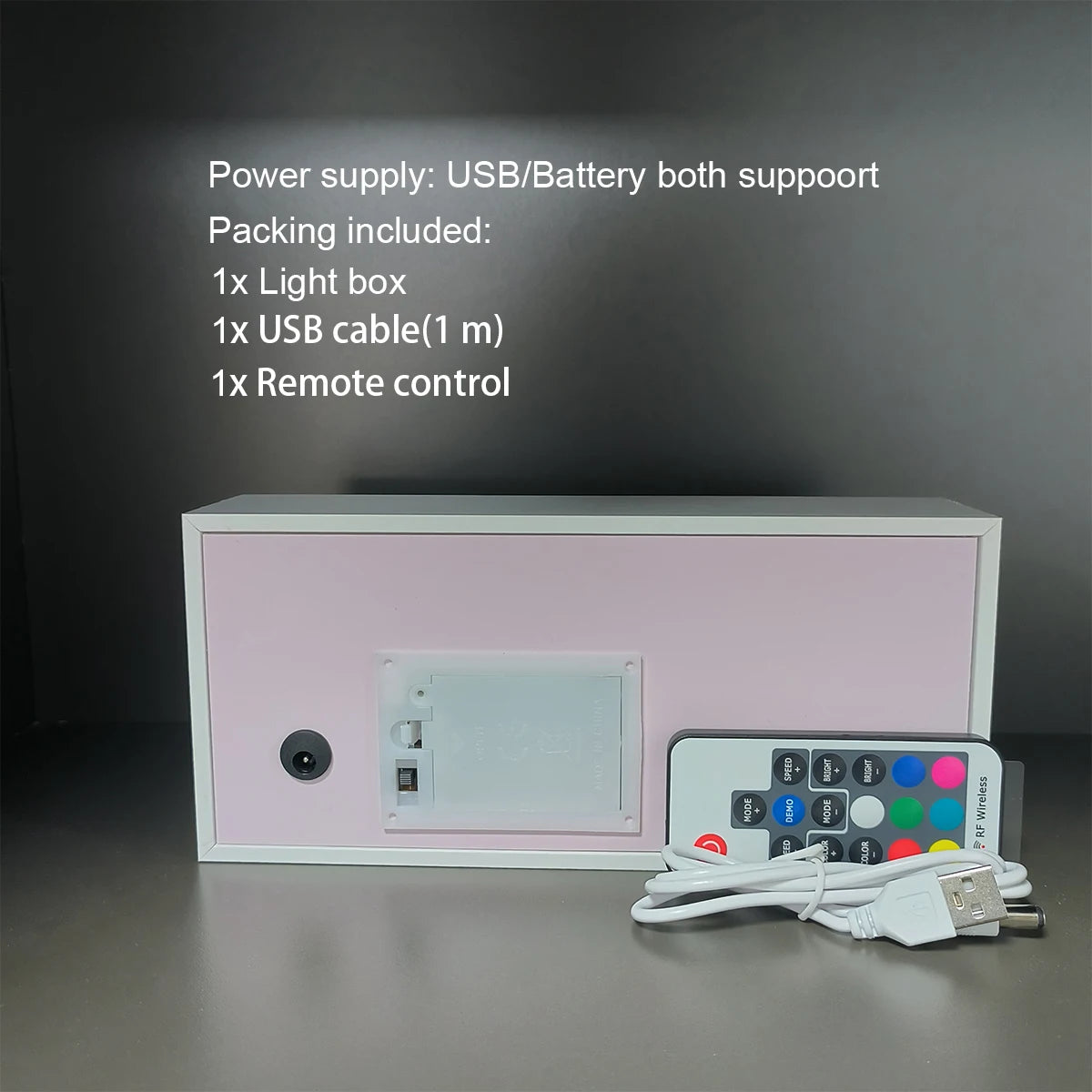 Anime Paper-Cut 3D LED Night Light With Remote Control