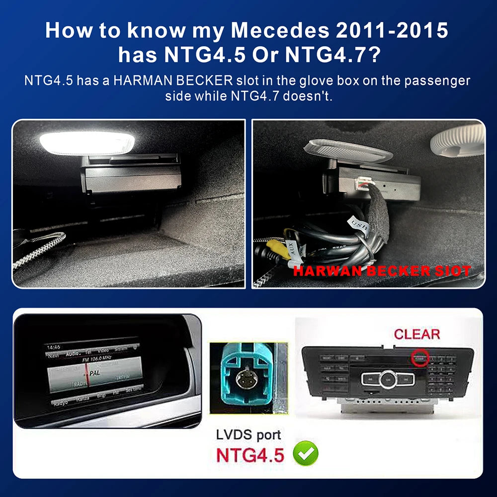 Wireless CarPlay Android Auto Upgrade Kit For Mercedes