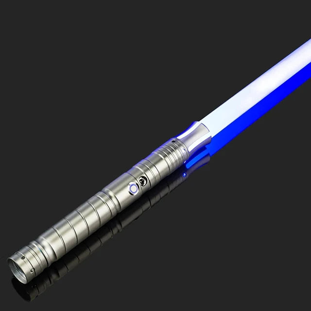 Type 5 Silver RGB Color Metal RGB Lightsaber Toy – 14-Color Sound FX Sword